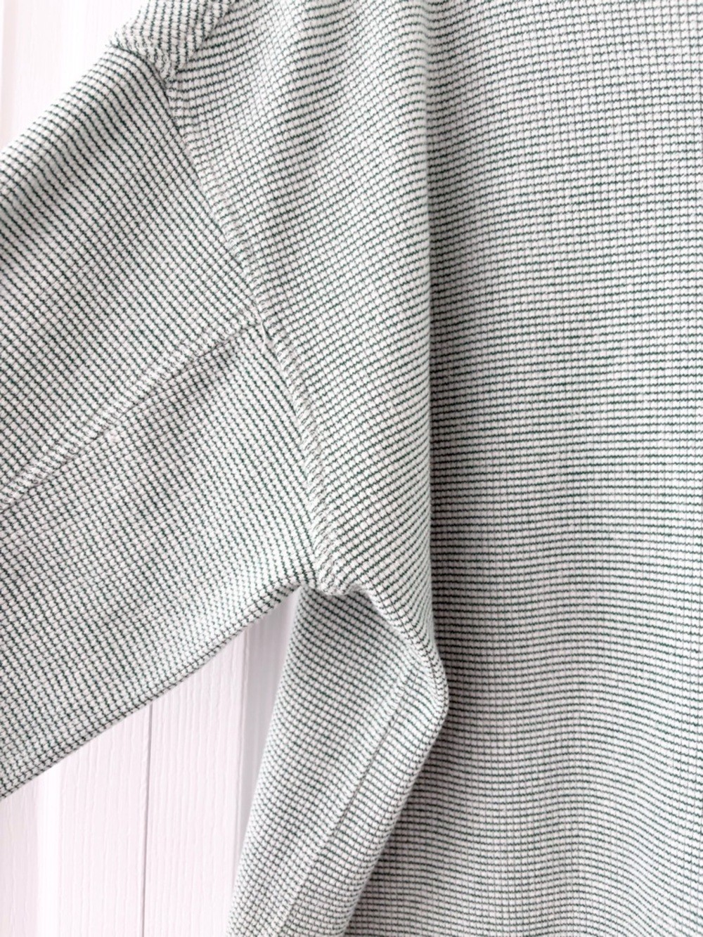Aerie Green Long Weekend Waffle Sweatshirt - Picture 4 of 5